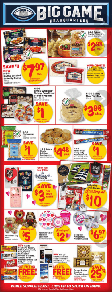 HEB Weekly Ad Jan 26 Feb 01 2022