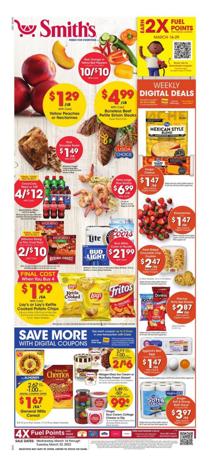 Smith S Food And Drug Weekly Ad Mar 16 Mar 22 2022