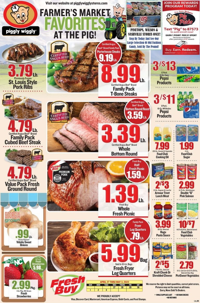 Piggly Wiggly Weekly Ad Apr May