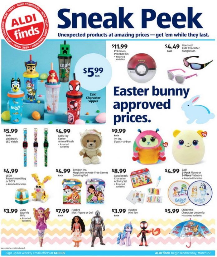 ALDI Sneak Peak In Store Ad Mar 29 Apr 04 2023 Easter Promotion