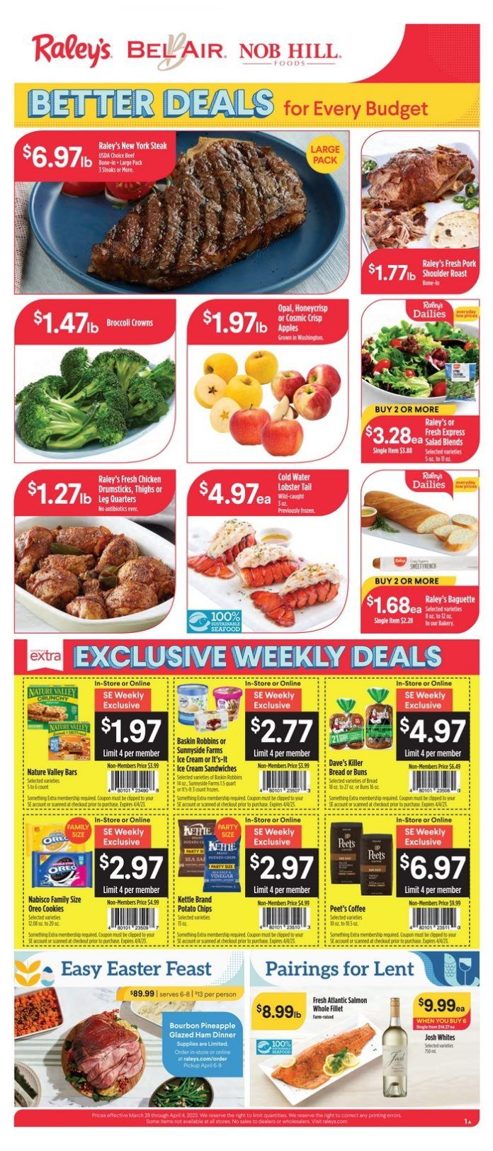 Raley S Supermarkets Weekly Ad Mar Apr