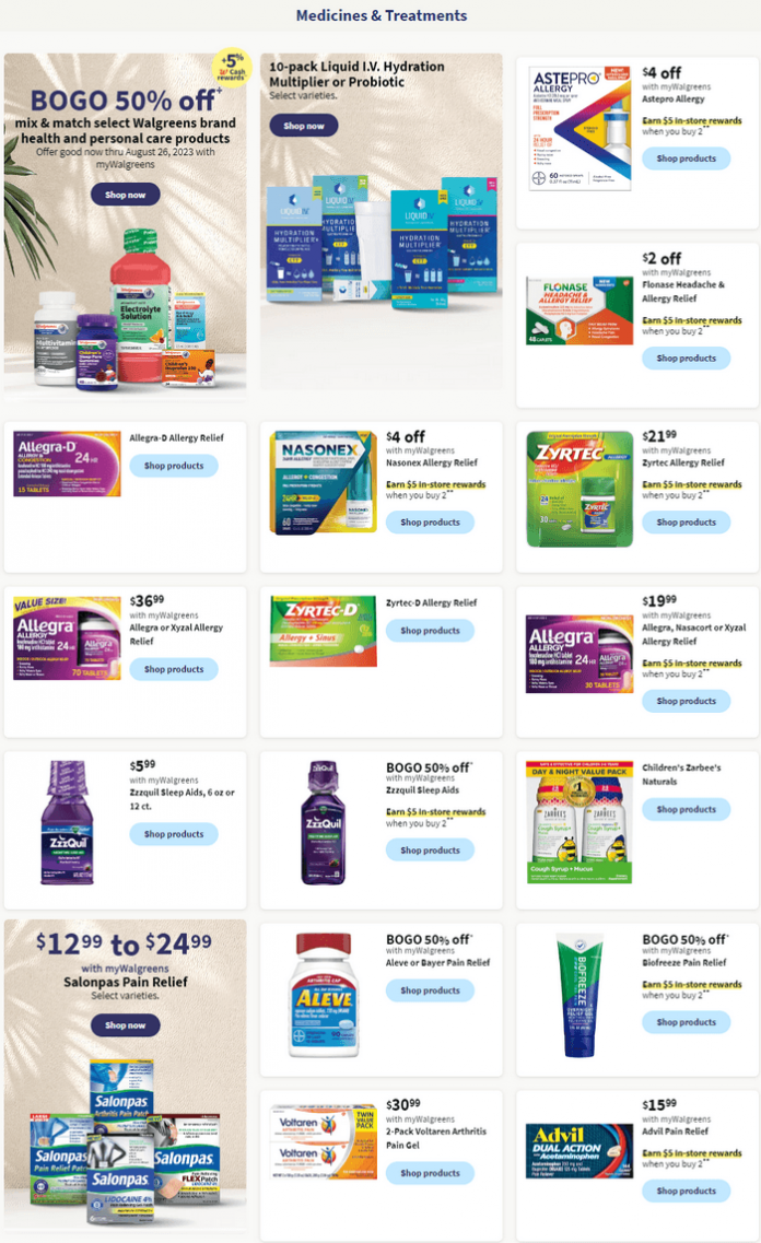 Walgreens Weekly Ad July July