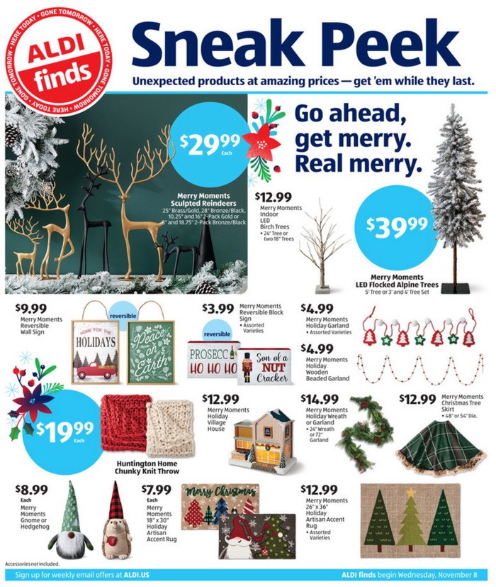 Aldi Sneak Peak In Store Ad Nov Nov