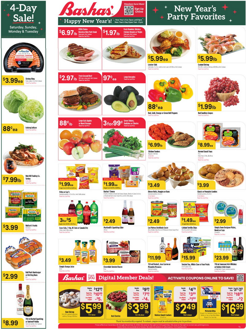 Bashas Weekly Ad Dec Dec