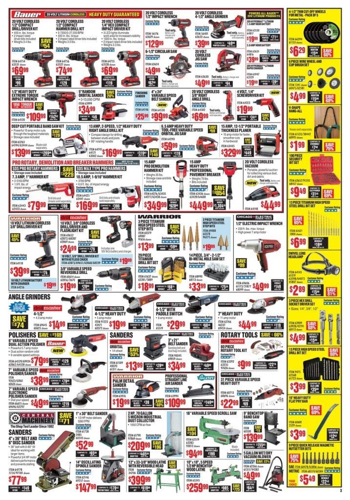 Harbor Freight Flyer Sale July, 2019