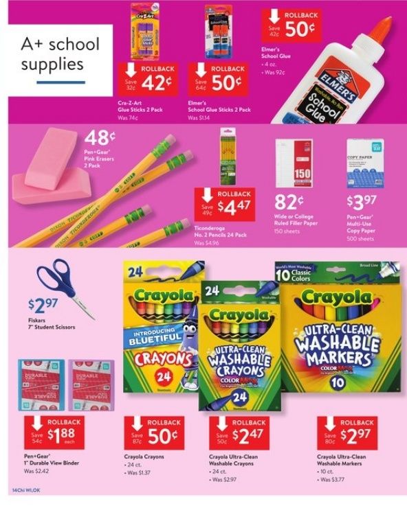 Walmart Weekly Ad Aug 30 – Sep 14, 2019