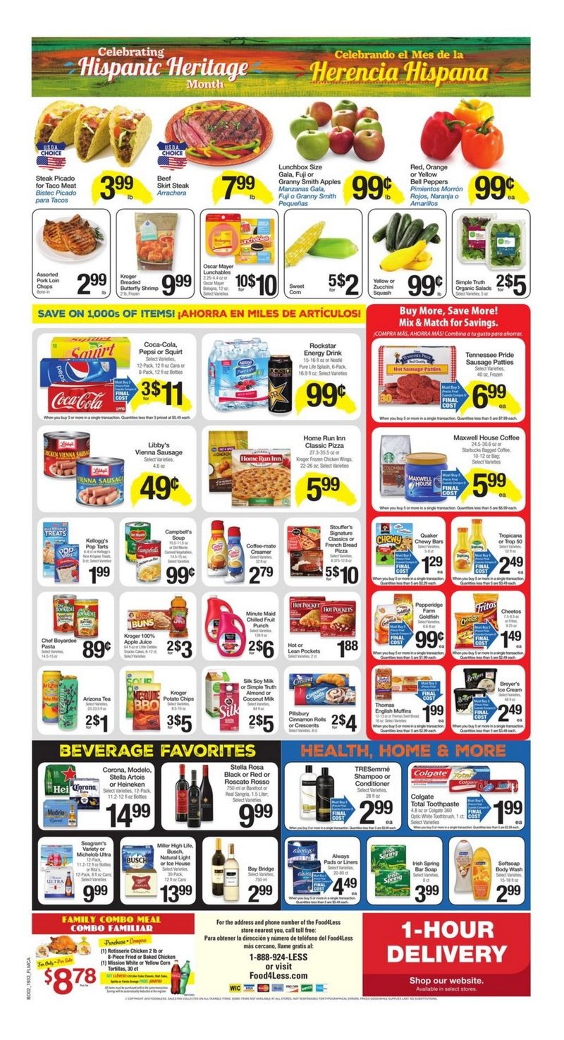 Food 4 Less Weekly Ad Sep 18 – Sep 24, 2019