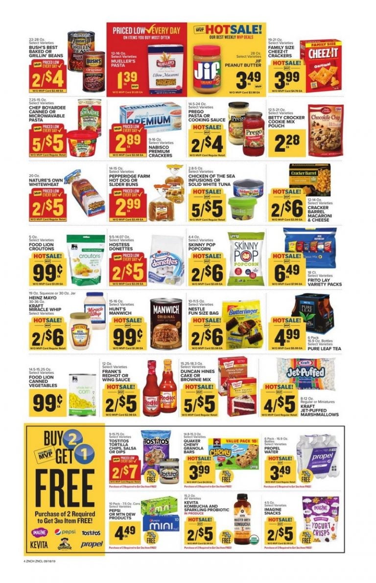 Food Lion Weekly Ad Sep 18 Sep 24, 2019