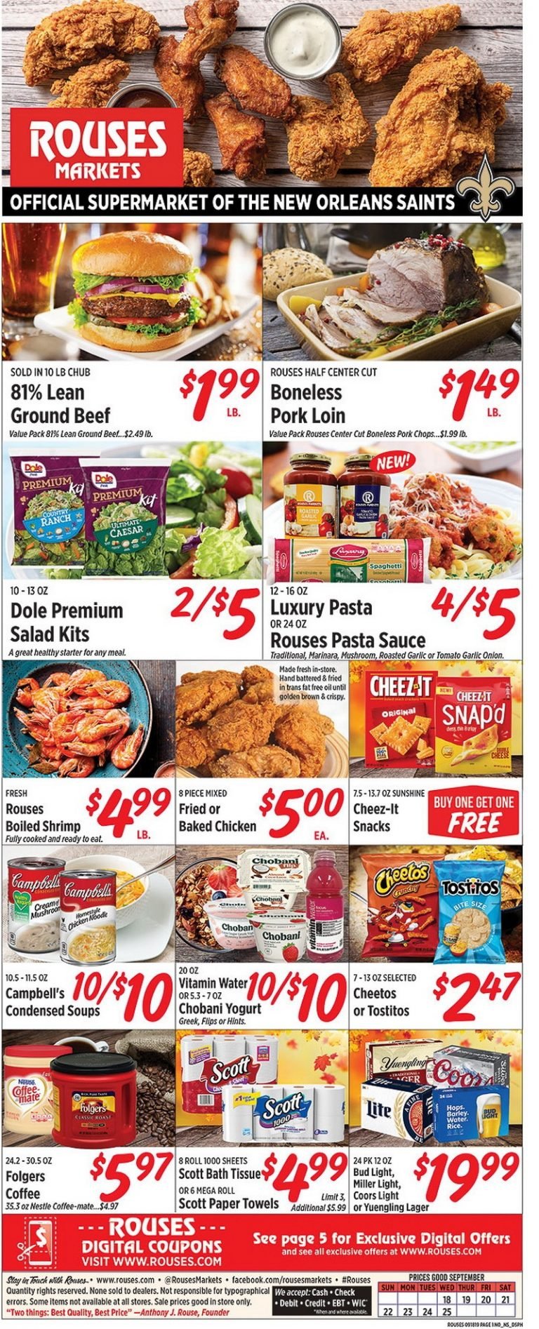 Rouses Weekly Ad Sep 18 Sep 25, 2019