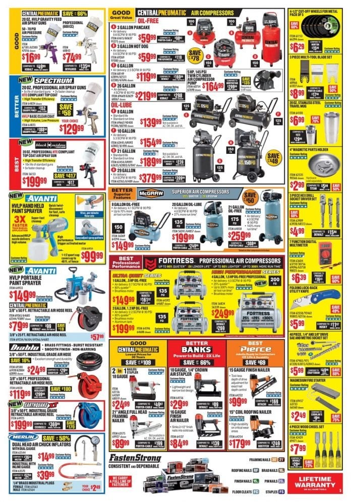 Harbor Freight Flyer Sale September, 2019