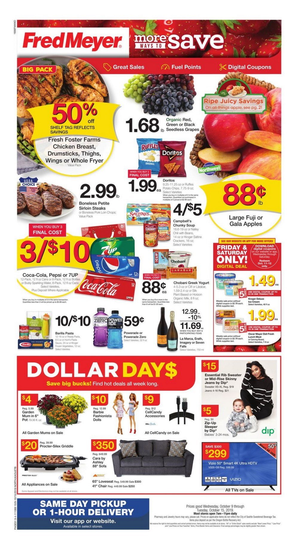 Fred Meyer Weekly Circular Oct 9 Oct 15, 2019