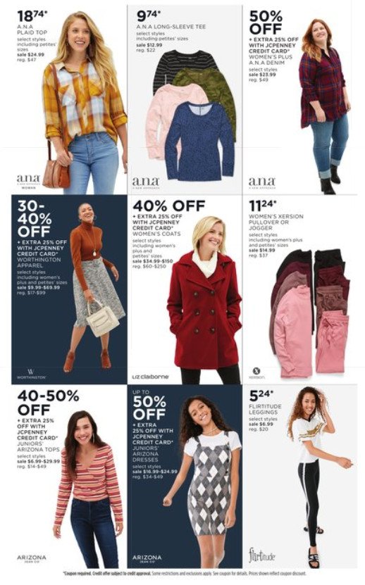 JCPenney Weekly Ad Sale Oct 10 – Oct 16, 2019