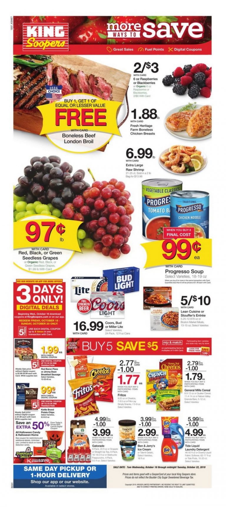 King Soopers Weekly Ad Oct 16 Oct 22, 2019