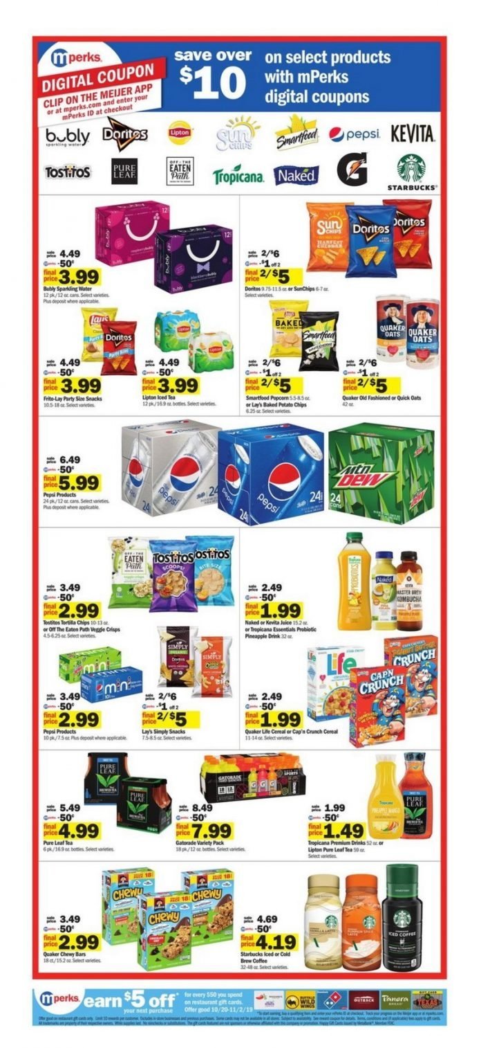 Meijer Weekly Ad Oct 27 Nov 02, 2019