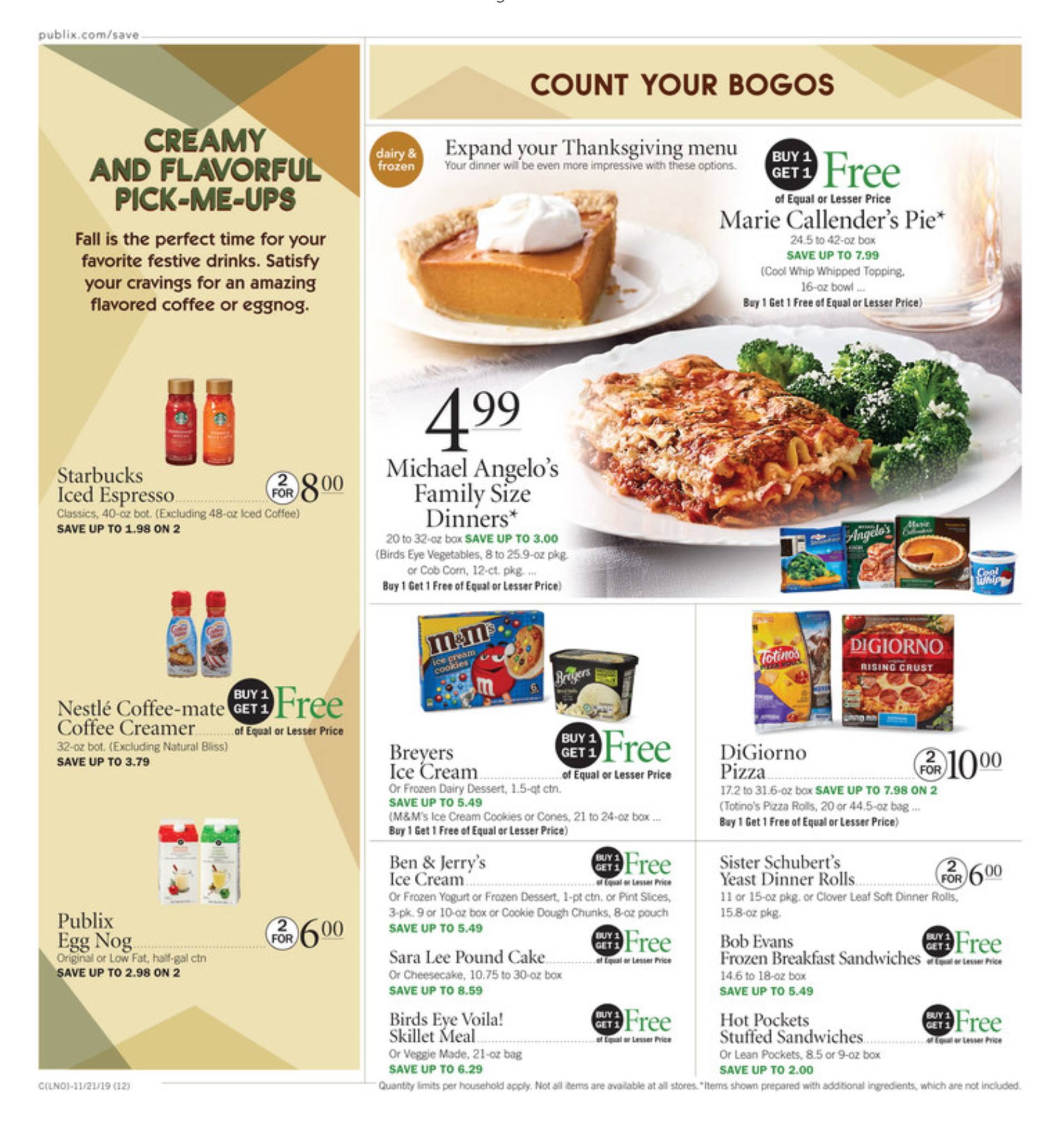 Publix Weekly Ad Nov 20 – Nov 27, 2019