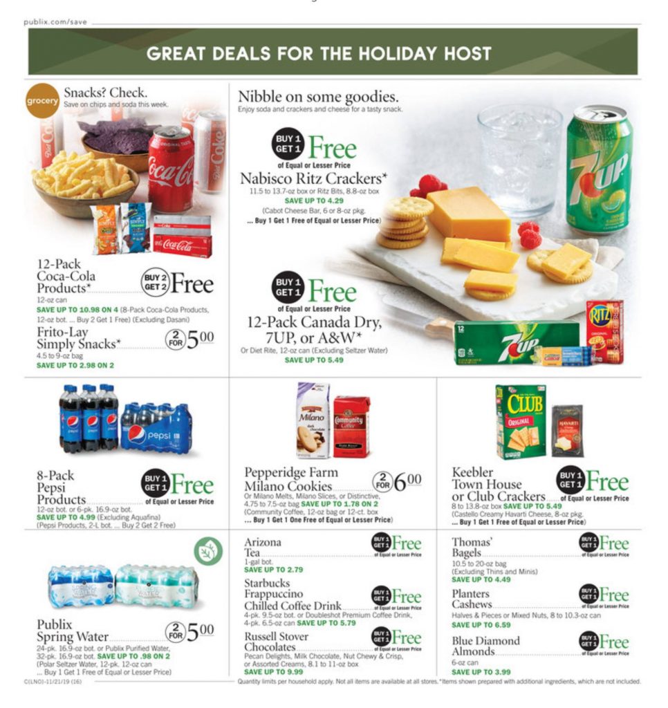 Publix Weekly Ad Nov 20 Nov 27, 2019