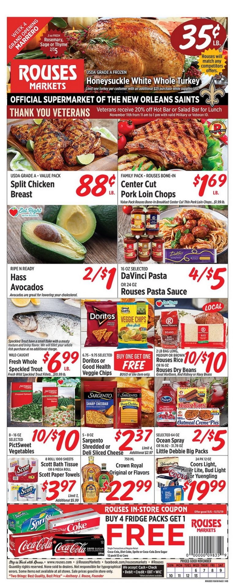 Rouses Weekly Ad Nov 06 Nov 13, 2019