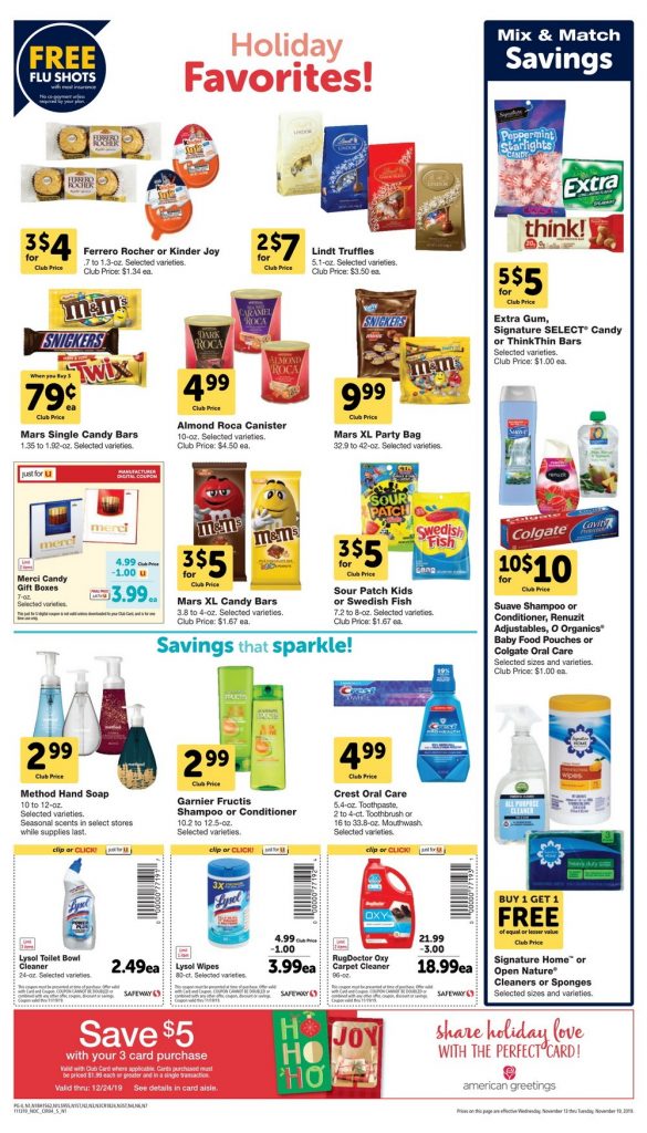 Safeway Weekly Ad Nov 13 – Nov 19, 2019