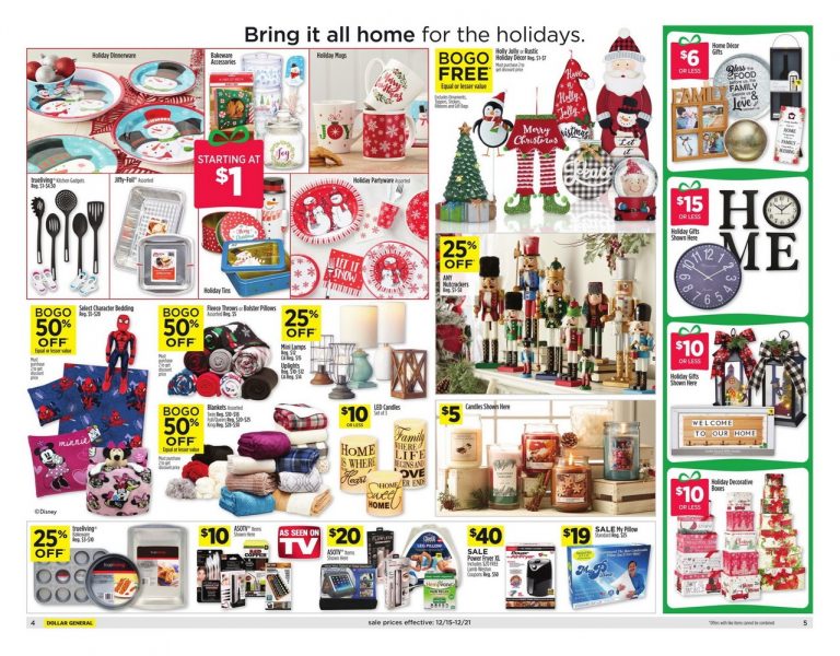 Dollar General Weekly Ad Dec 15 – Dec 21, 2019