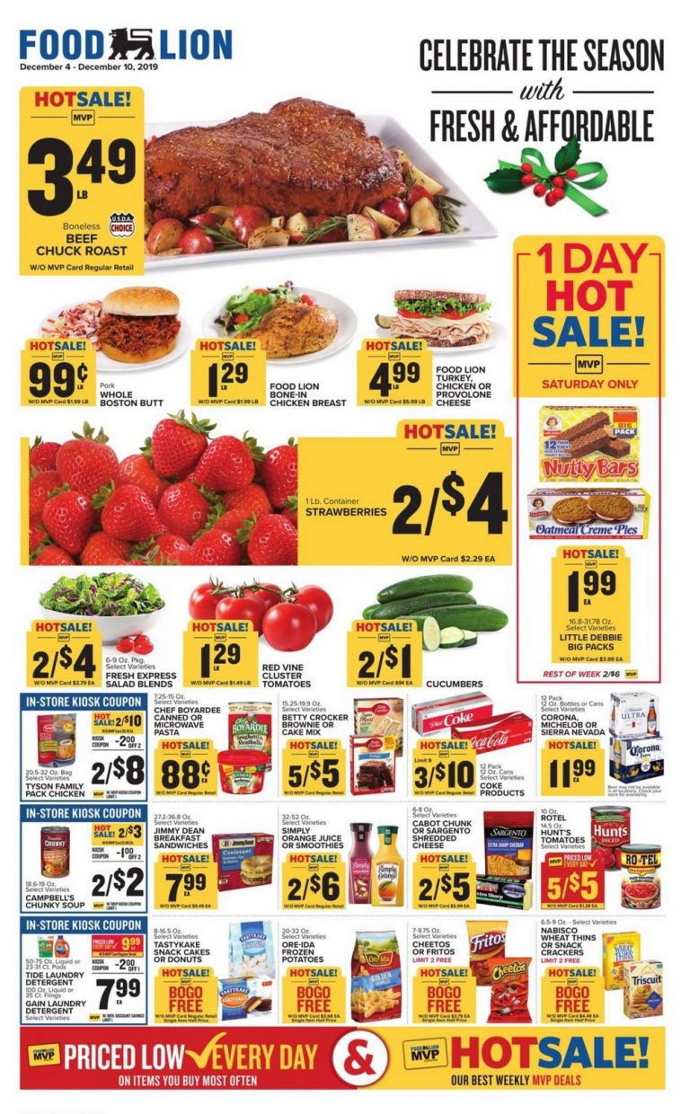 Food Lion Weekly Ad Dec 04 – Dec 10, 2019