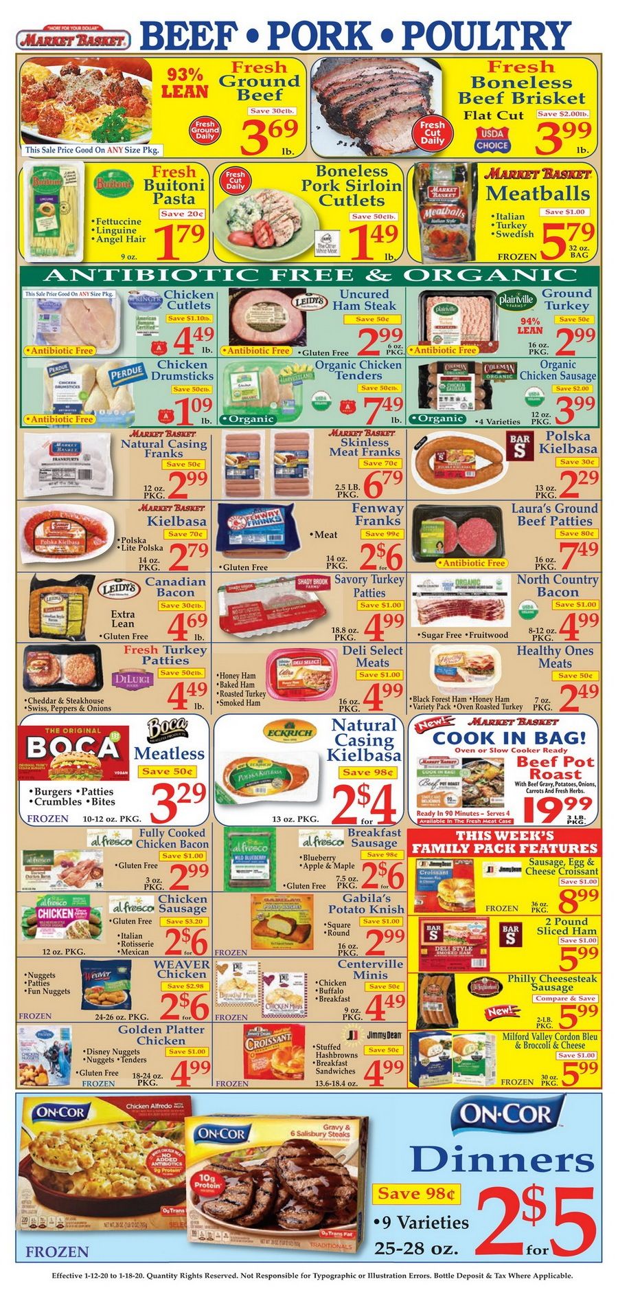 Market Basket Weekly Flyer Jan 12 – Jan 18, 2020