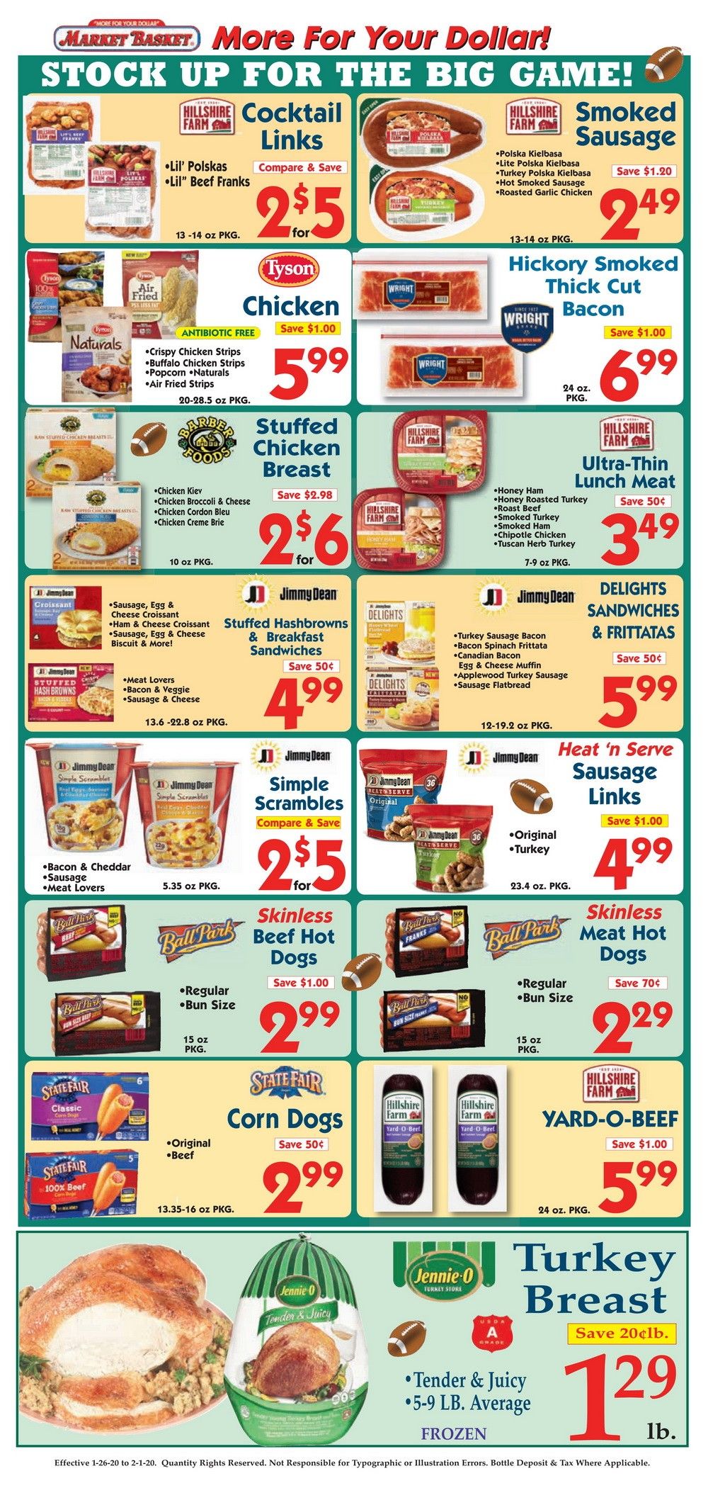 Market Basket Weekly Flyer Jan 26 – Feb 1, 2020