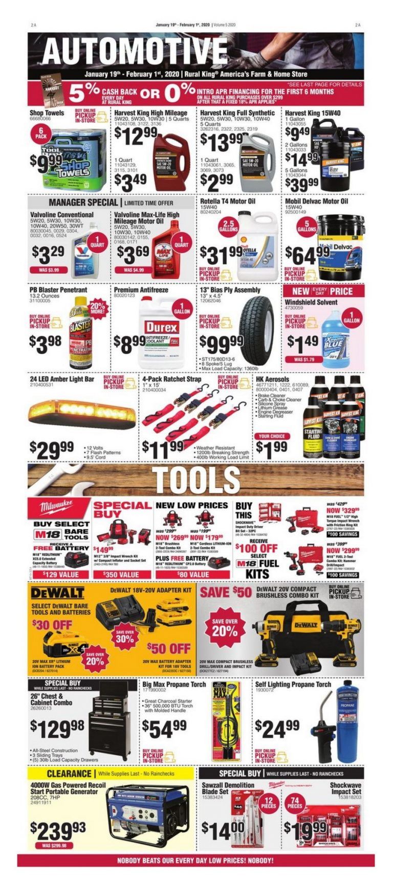 Rural King Weekly Ad Jan 19 – Feb 01, 2020