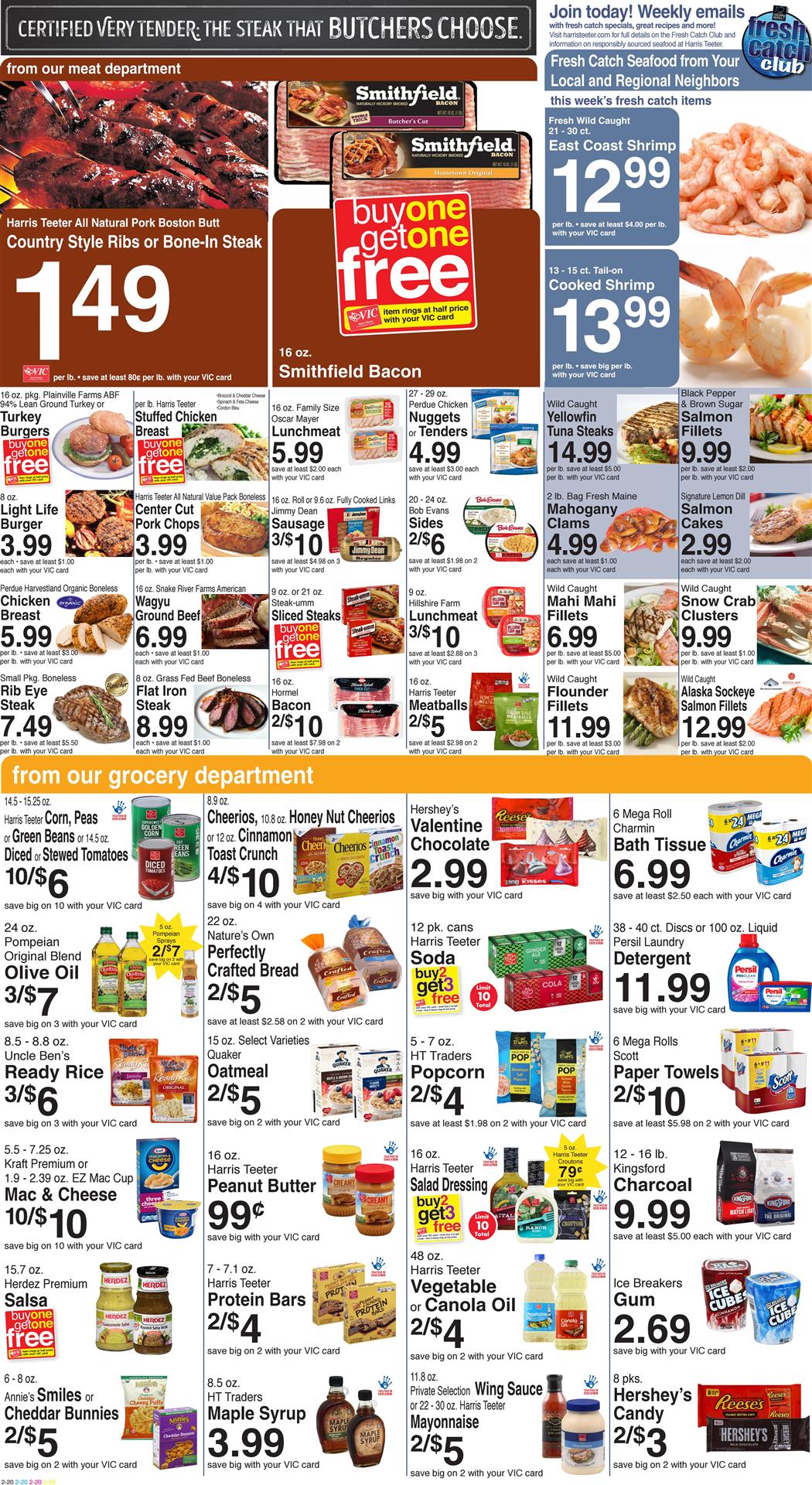 Harris Teeter Weekly Ad Jan 22 – Jan 28, 2020