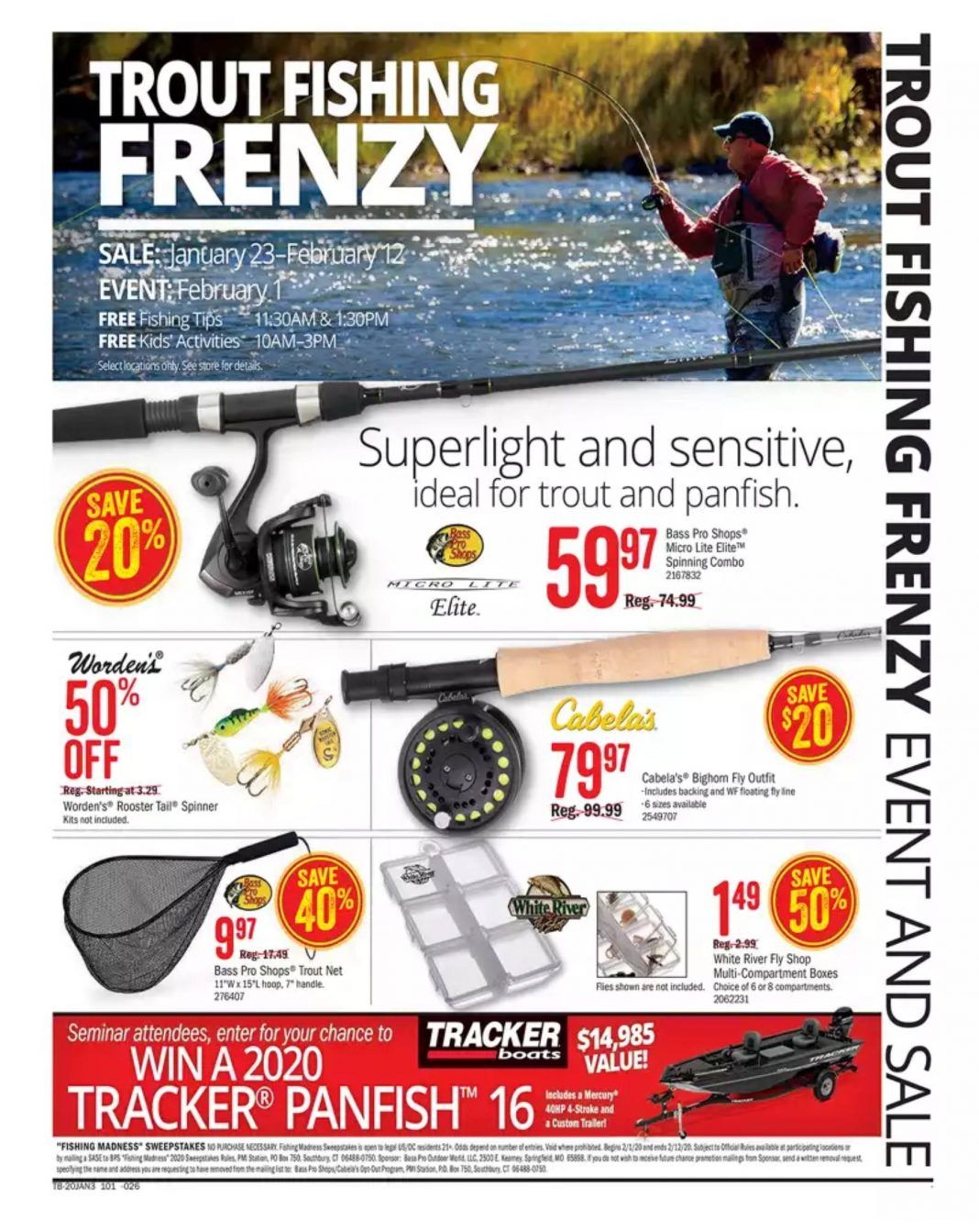 Bass Pro Shops Spring Fever Sale Jan 23 Feb 12, 2020