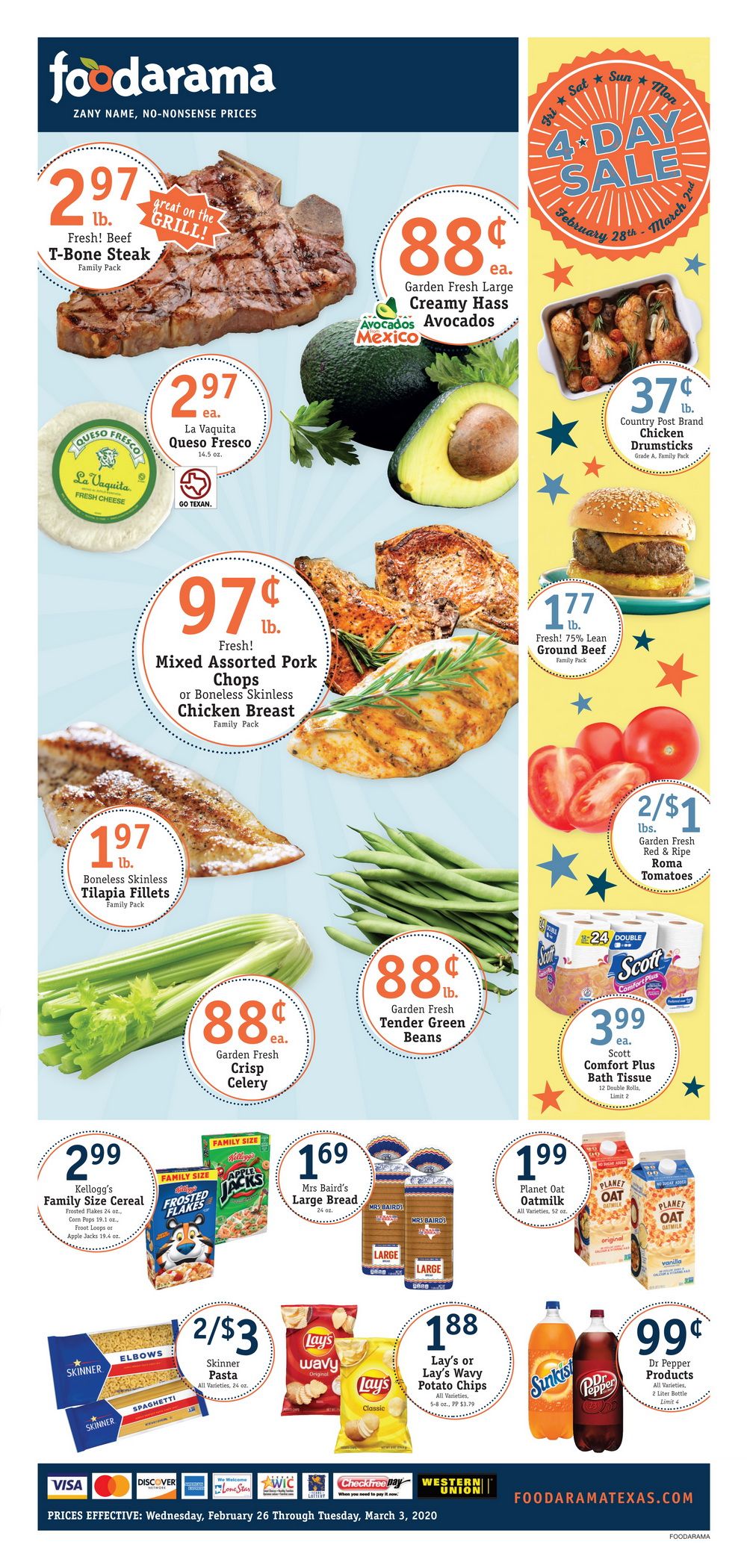 Foodarama Weekly Ad Feb 26 – Mar 3, 2020