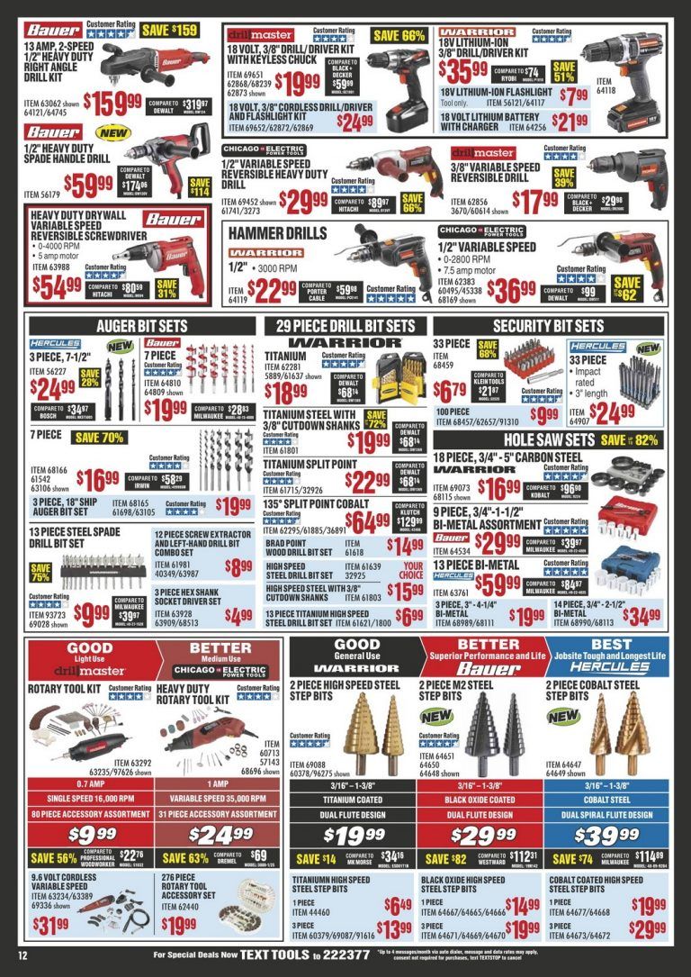 Harbor Freight Flyer Sale Feb 01 – Feb 29, 2020