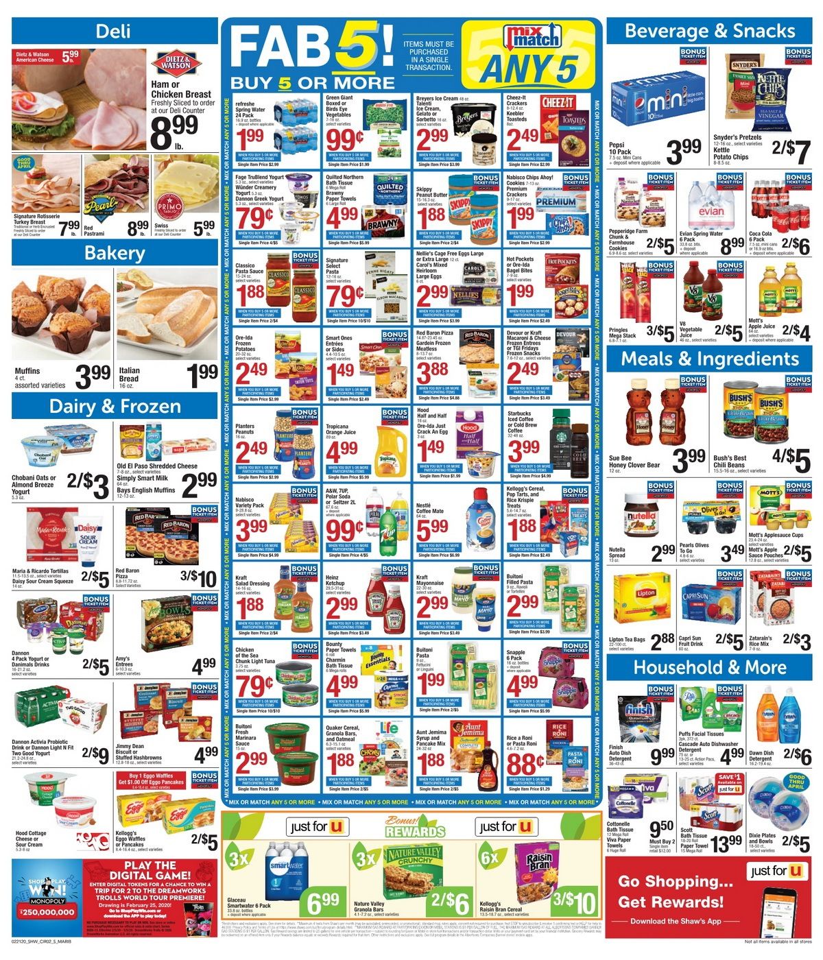 Shaw's Weekly Ad Feb 21 Feb 27, 2020