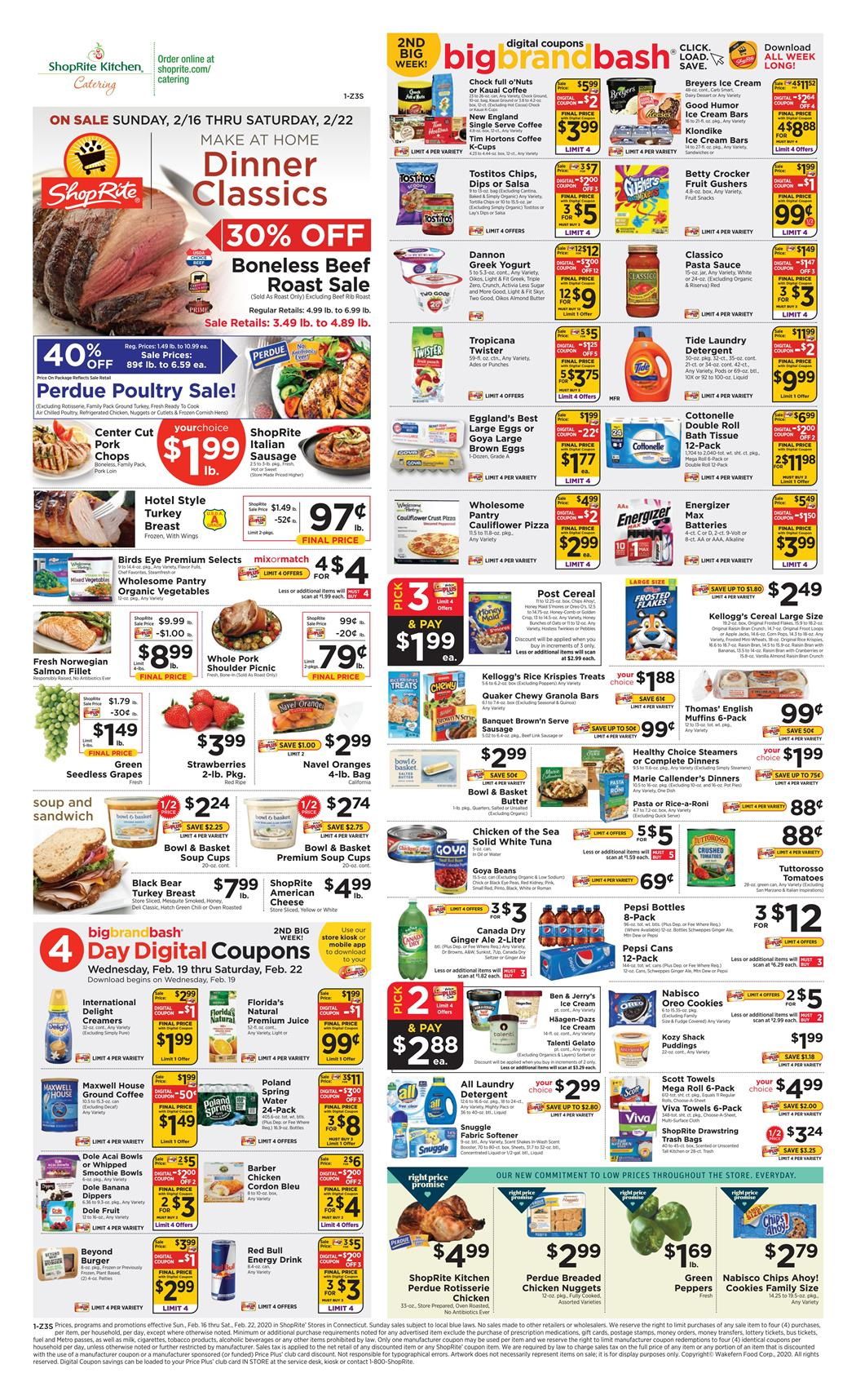 ShopRite Weekly Ad Feb 16 – Feb 22, 2020