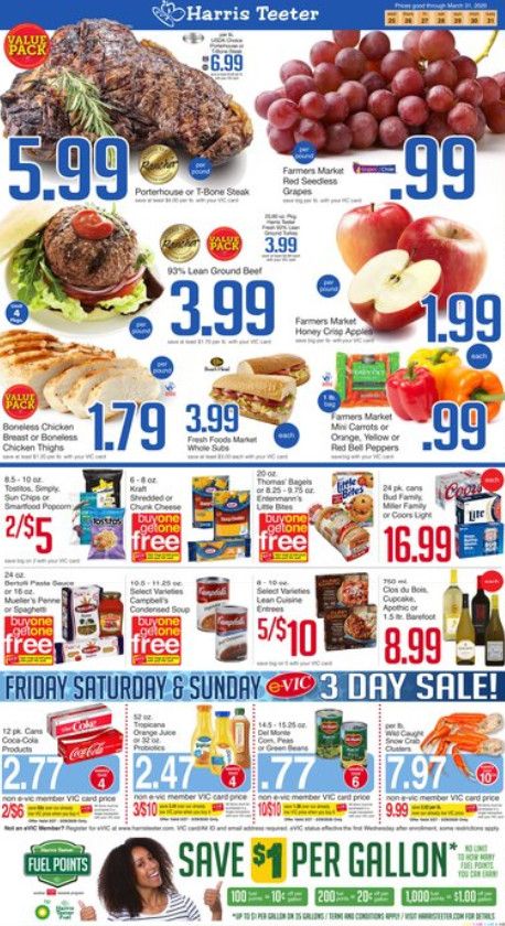 Harris Teeter Weekly Ad Mar 25 – Mar 31, 2020