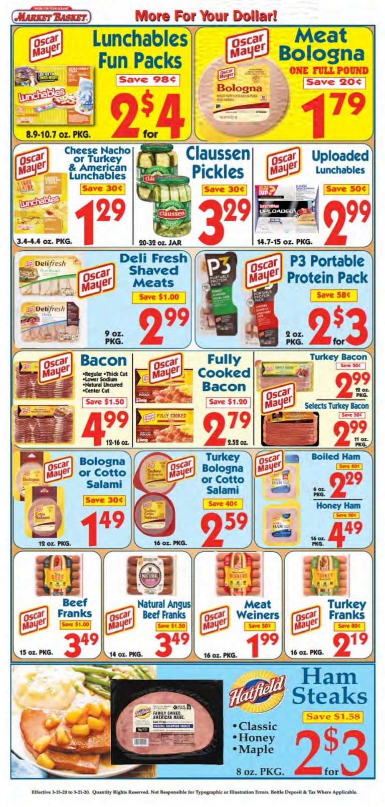 Market Basket Weekly Flyer Mar 15 – Mar 21, 2020