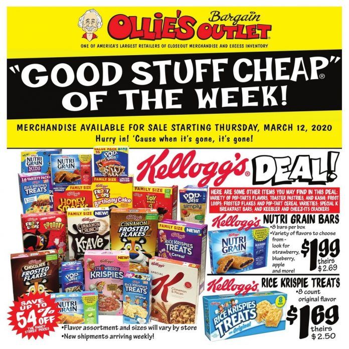 Ollie's Weekly Ad Mar 12 Mar 18, 2020