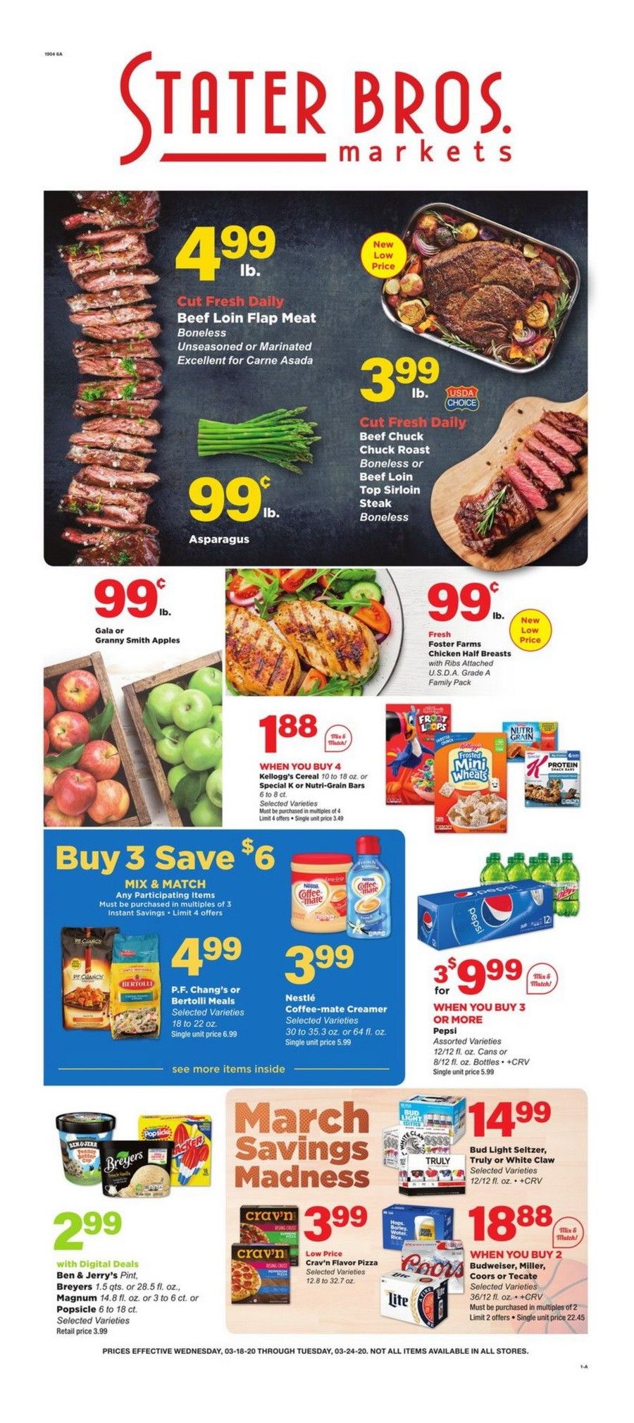 Stater Bros Weekly Ad Mar 18 – Mar 24, 2020