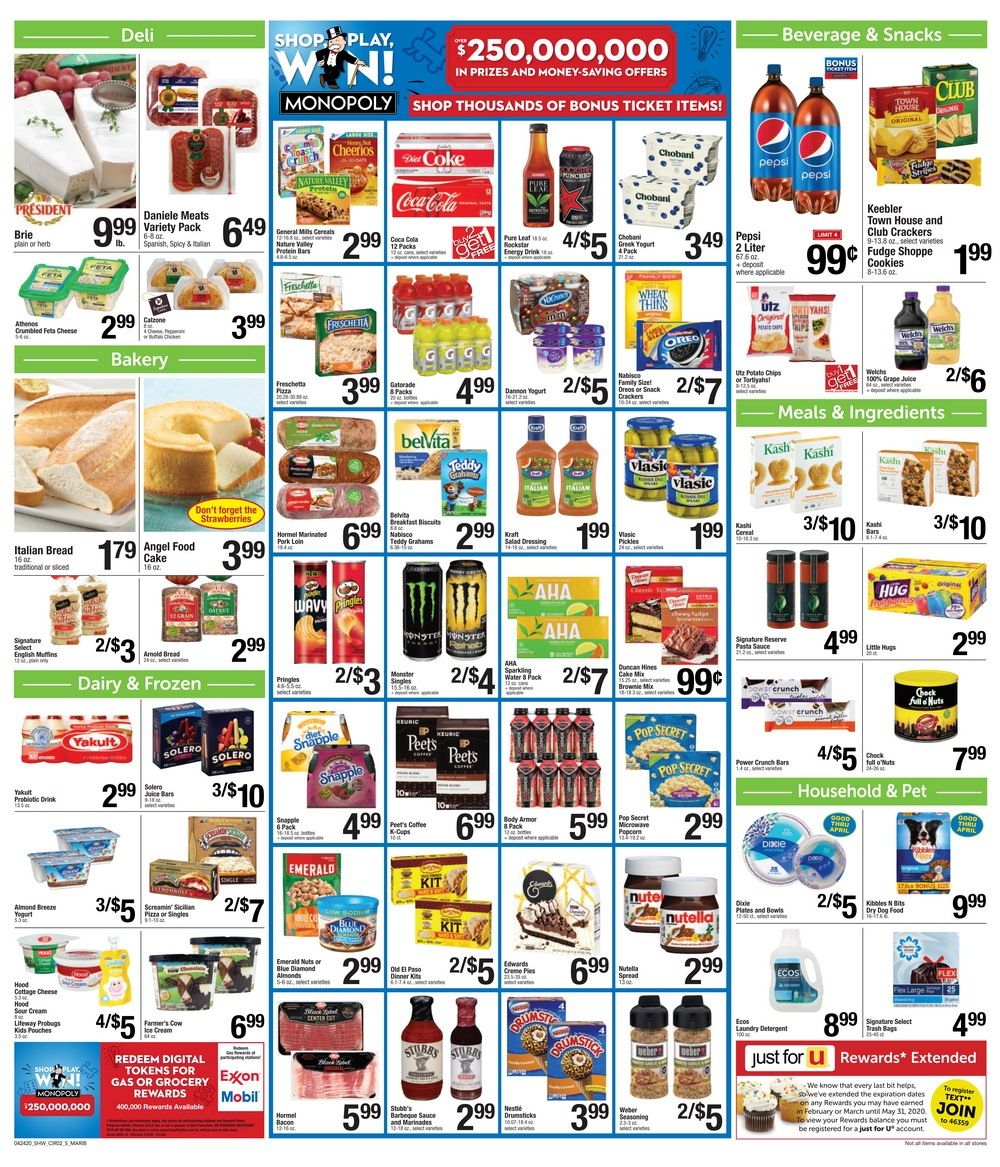 Shaw's Weekly Ad Apr 24 – Apr 30, 2020