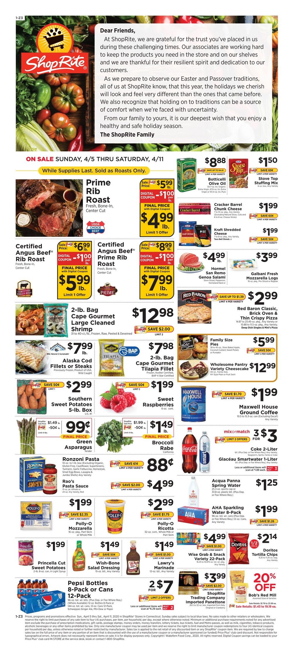 ShopRite Weekly Ad Apr 05 – Apr 11, 2020