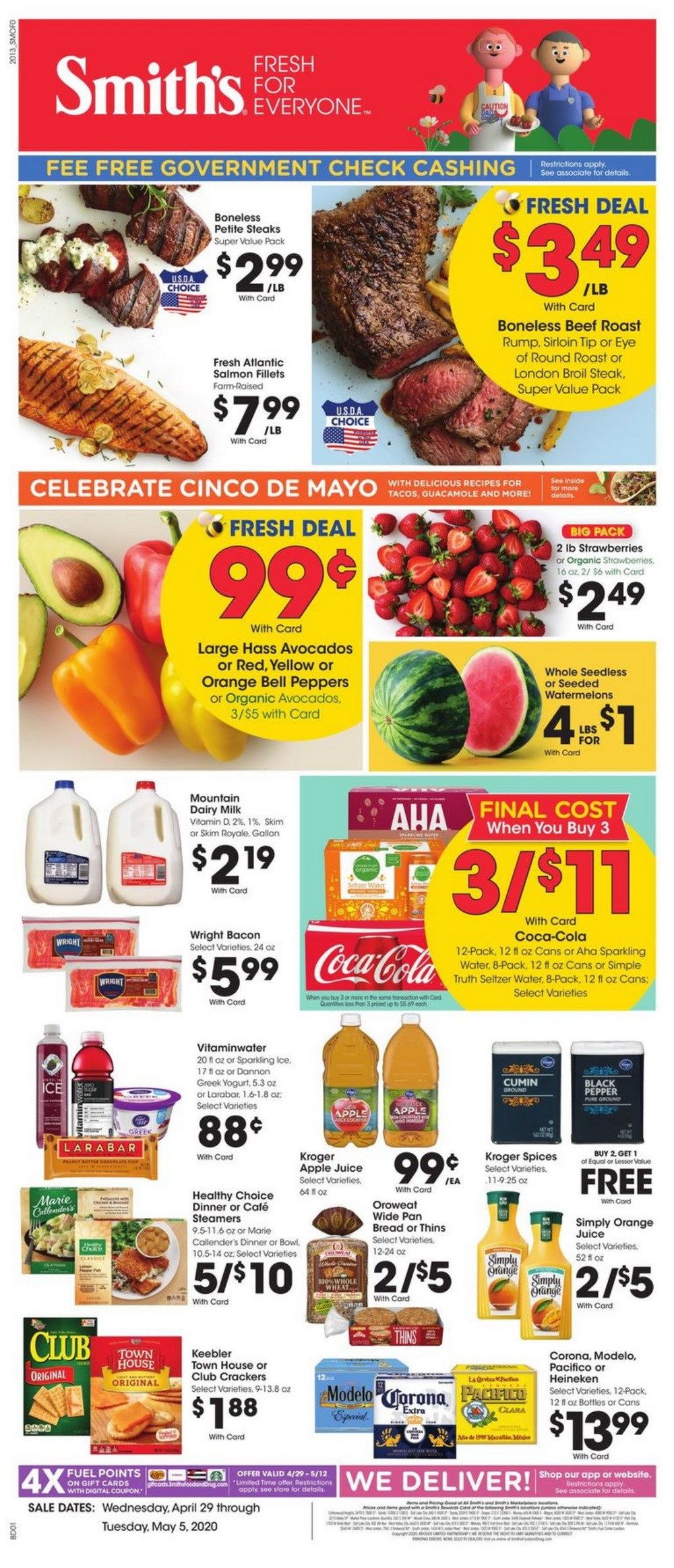 Smith's Food and Drug Weekly Circular Apr 29 – May 05, 2020