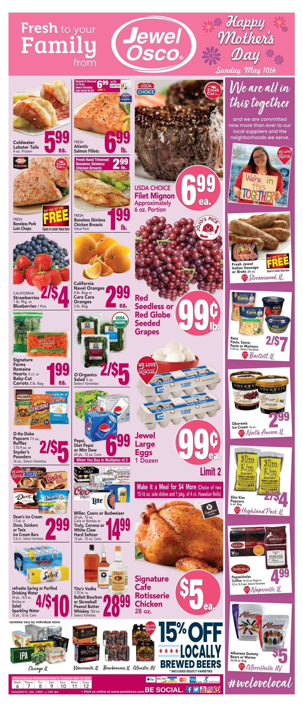 Jewel Osco Weekly Circular May 06 May 12, 2020