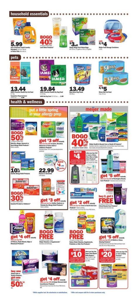 Meijer Weekly Ad May 03 – May 09, 2020