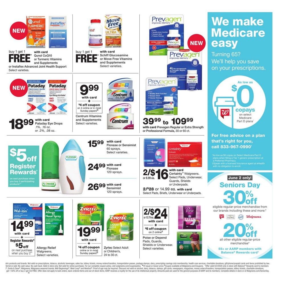 Walgreens Weekly Ad May 31 – June 06, 2020