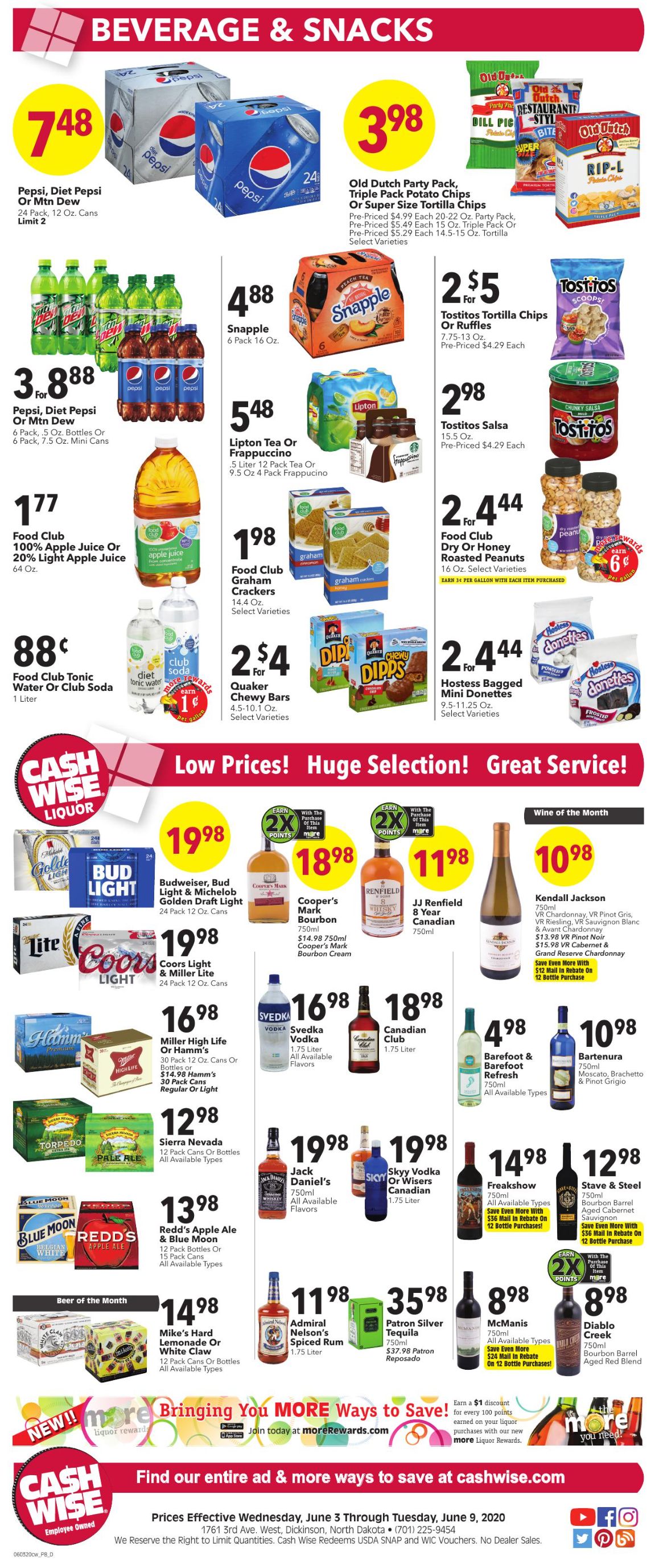 Cash Wise Weekly Ad Jun 03 – Jun 09, 2020