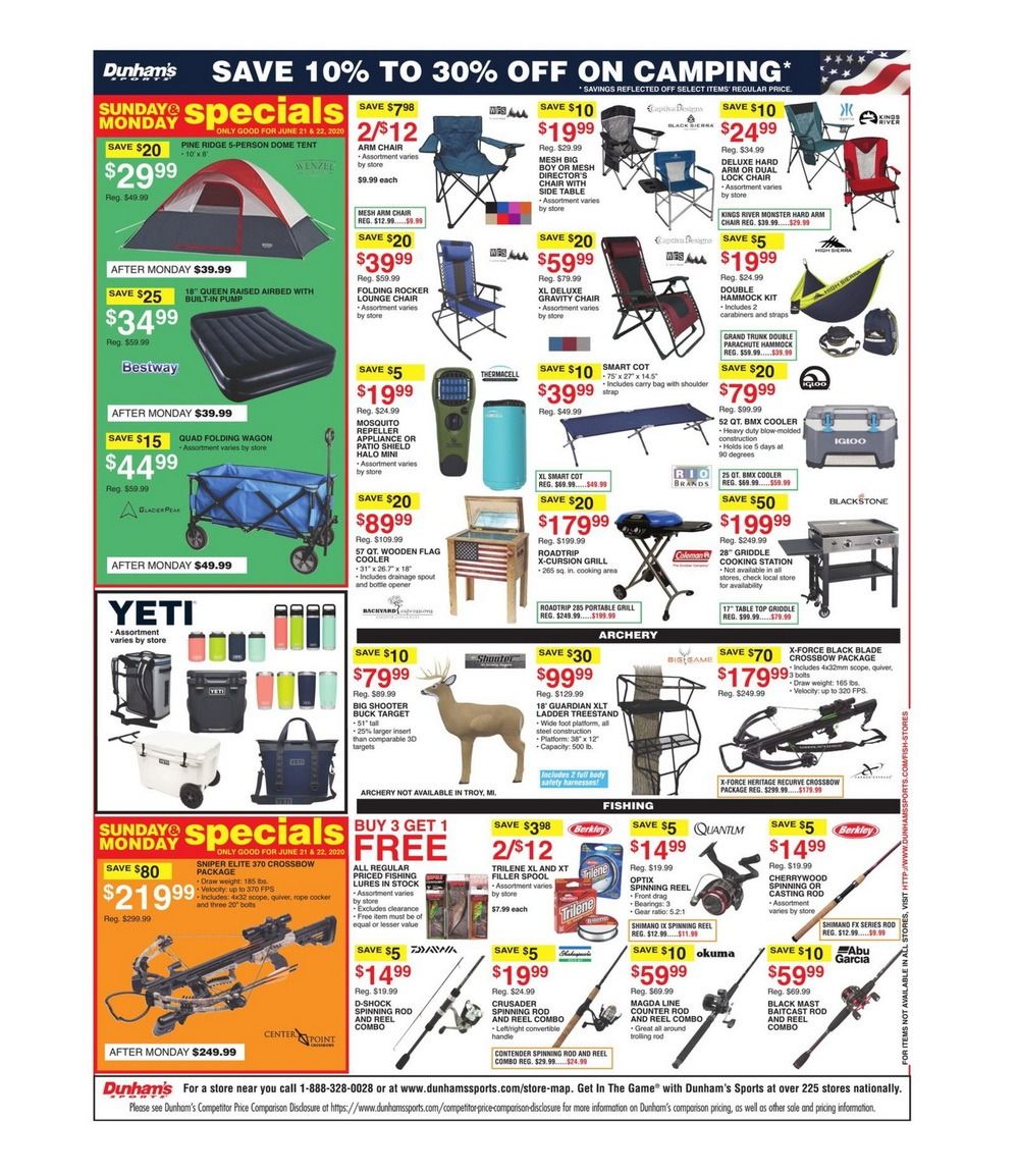 Dunham's Sports Weekly Ad June 20 – June 25, 2020