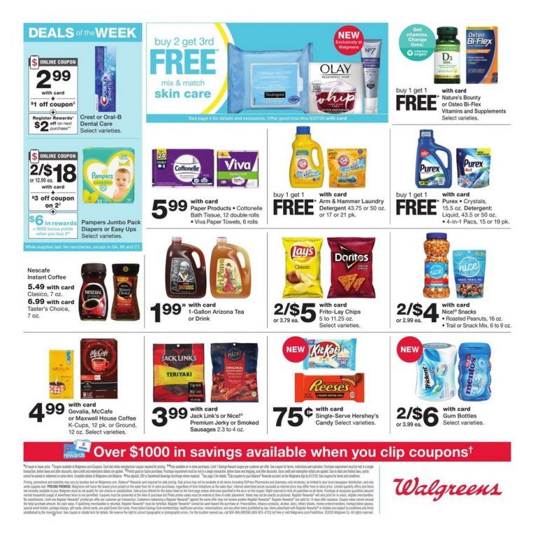 Walgreens Weekly Ad June 21 June 27, 2020