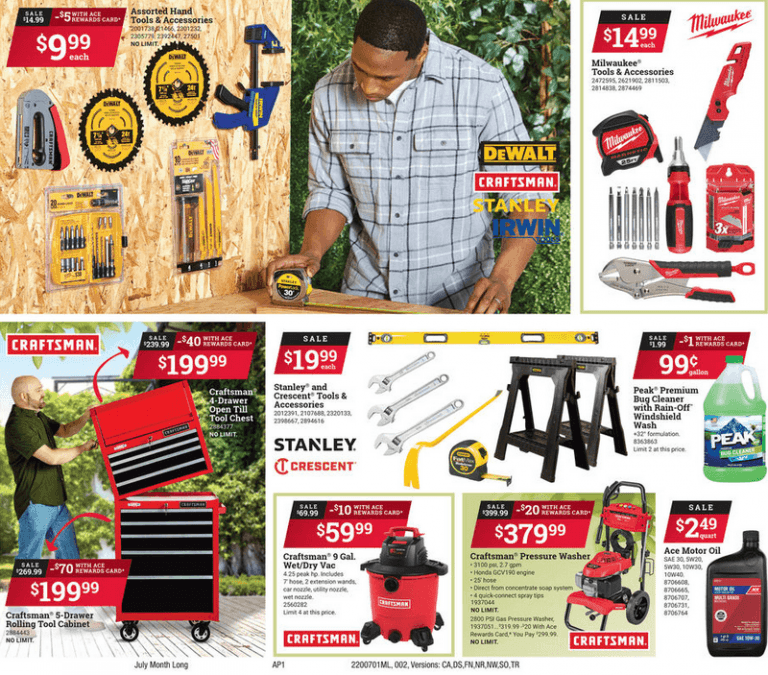 ACE Hardware Monthly Ad July 01 – July 31, 2020