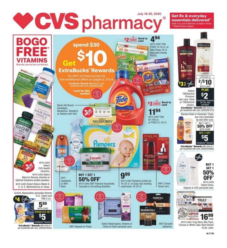 CVS Weekly Ad July 19 July 25, 2020