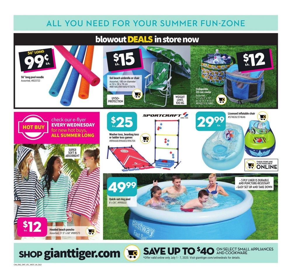 Giant Tiger Weekly Ad July 01 – July 07, 2020