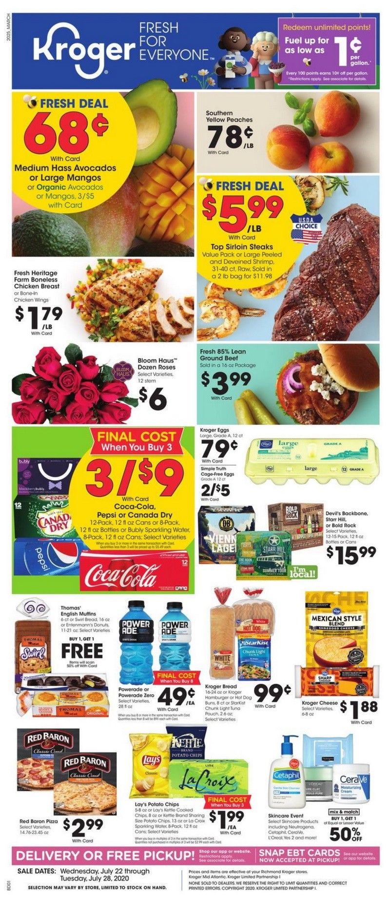 Kroger Weekly Ad Jul 22 – Jul 28, 2020